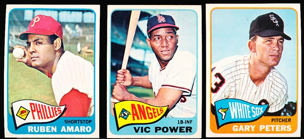 1965 Topps Baseball- 20 Diff