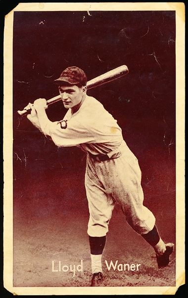 1934 Batter-Up Baseball Premium- Lloyd Waner
