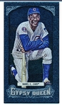 2014 Topps Gypsy Queen Bb- “Mini Graphite”- #111 Ernie Banks, Cubs- 1/1