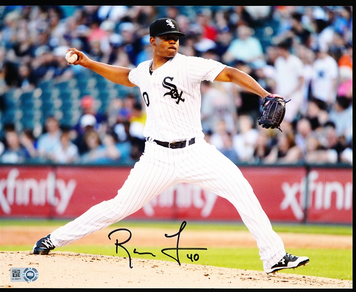 Autographed Reynaldo Lopez Chicago White Sox MLB Color 8” x 10” Photo- MLB Sticker Authenticated