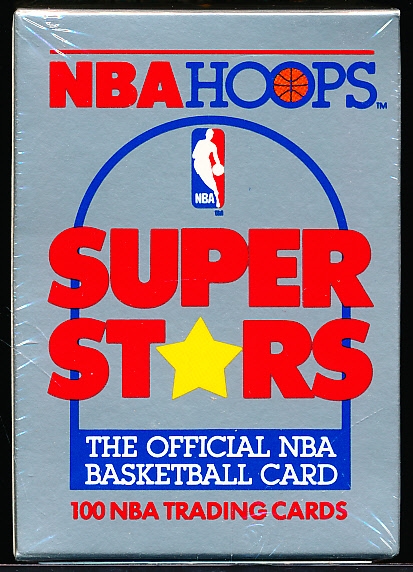 1990 NBA Hoops Superstars Bskbl.- 1 Factory Sealed Set of 100 Cards