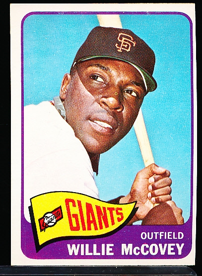 1965 Topps Bb- #176 Willie McCovey, Giants