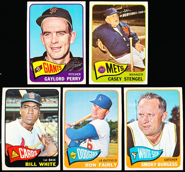 1965 Topps Bb- 5 Diff