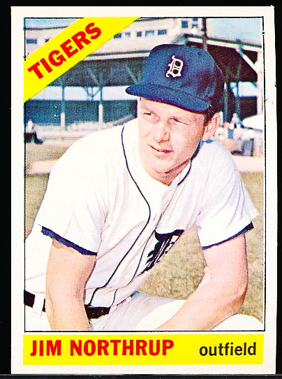 1966 Topps Bb- #554 Jim Northrup, Tigers- Hi#