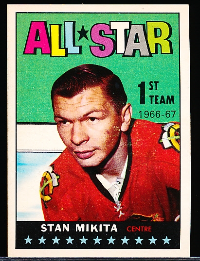 1967-68 Topps Hockey- #126 Stan Mikita All Star