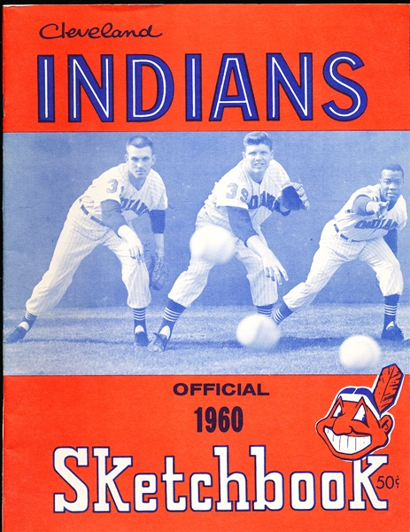 1960 Cleveland Indians Baseball Yearbook (Sketchbook)