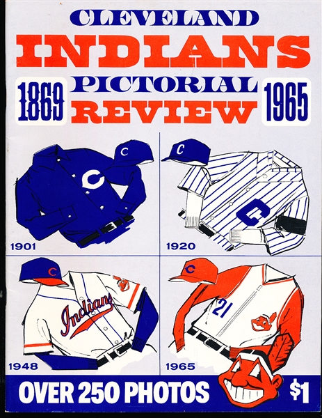 1965 Cleveland Indians Baseball Yearbook (Pictorial Review)