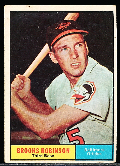 1961 Topps Bb- #10 Brooks Robinson, Orioles