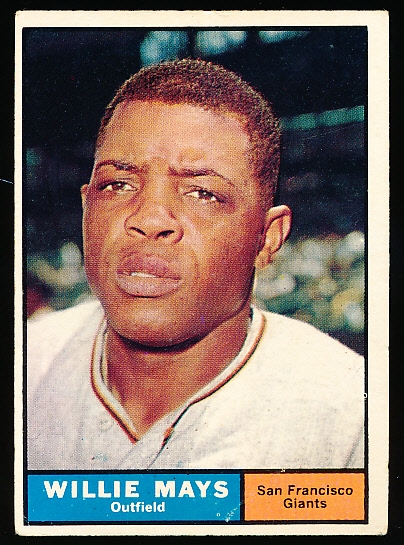1961 Topps Bb- #150 Willie Mays, Giants