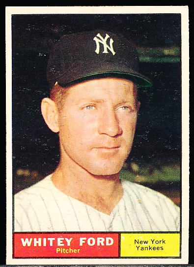 1961 Topps Bb- #160 Whitey Ford, Yankees