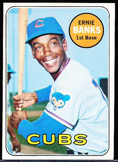 Lot Detail 1969 Topps Bb 20 Ernie Banks Cubs