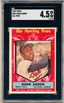 1959 Topps Baseball- #561 Hank Aaron All Star- SGC 4.5 (Vg-Ex+)