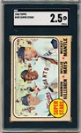 1968 Topps Baseball- #490 Super Stars- Killebrew/ Mays/ Mantle- SGC 2.5 (Good+)