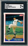 1991 Score Baseball- #6 Mickey Mantle- A True Yankee Autographed- #90/2500- SGC 7 (NM)