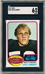 1976 Topps Football- #220 Jack Lambert RC- SGC 6 (Ex-NM)