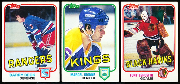 1981-82 Topps Hockey- 55 Asst