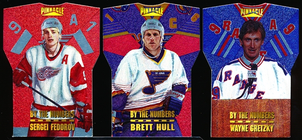 1996-97 Pinnacle Hockey- “By The Numbers” Inserts- 10 Diff