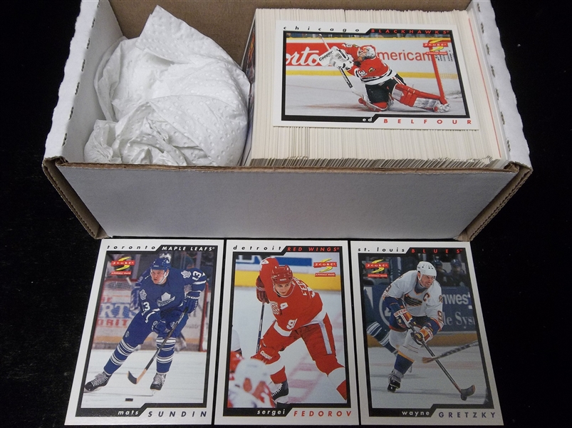 1996-97 Score Hockey- Near Set of 267 of 275