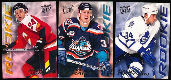 1996-97 Ultra Hockey- “Rookies” Insert Set of 20