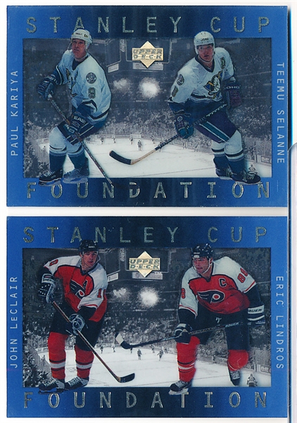 1996-97 Upper Deck Ice Hockey- “Stanley Cup Foundation”- 2 Diff