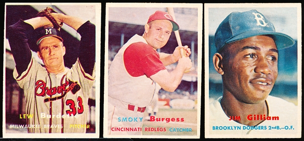 1957 Topps Bb- 7 Diff