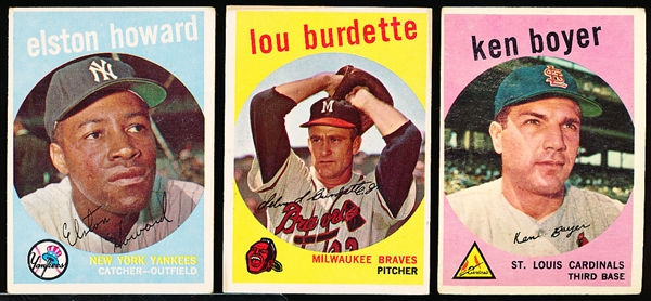 1959 Topps Bb- 6 Diff