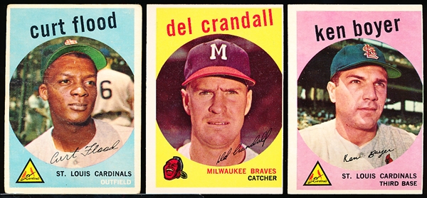 1959 Topps Bb- 6 Diff