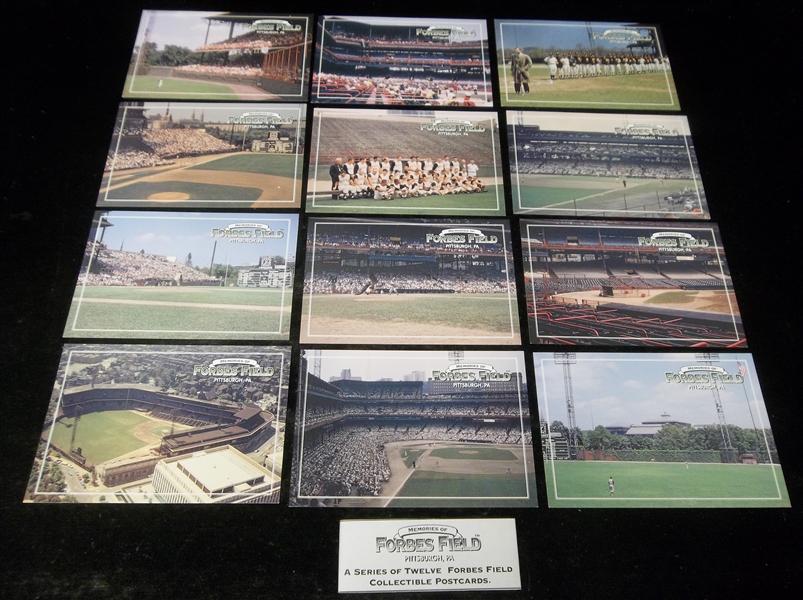 1998 & ’00 Point Four Sports “Memories of Forbes Field” Postcard Sets- 2 Diff. Sets of 12