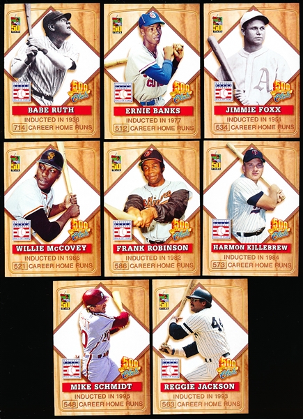 2001 Post Cereal 500 HR Club Baseball Complete Set of 8