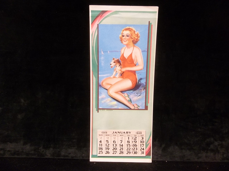 1948 Pin-Up Girl (“Adorable”) 12-Month Calendar