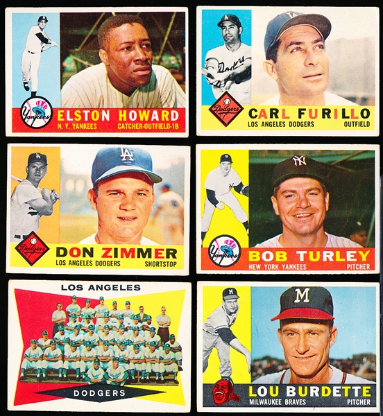 1960 Topps Bb- 6 Diff