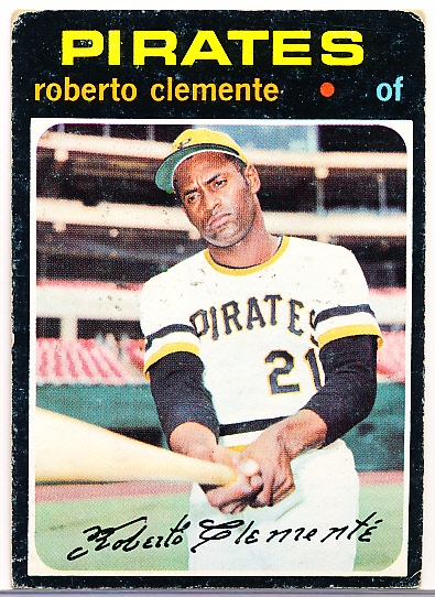 1971 Topps Bb- #630 Roberto Clemente, Pirates