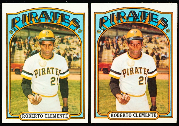 Lot Detail Topps Bb Roberto Clemente Pirates Cards