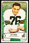 1954 Bowman Football- #52 Lou Groza, Browns