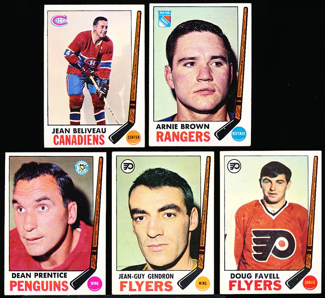 1969-70 Topps Hockey- 5 Diff