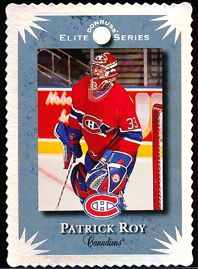 1994-95 Donruss Hockey- Elite Series #10 Patrick Roy- #3837/10000
