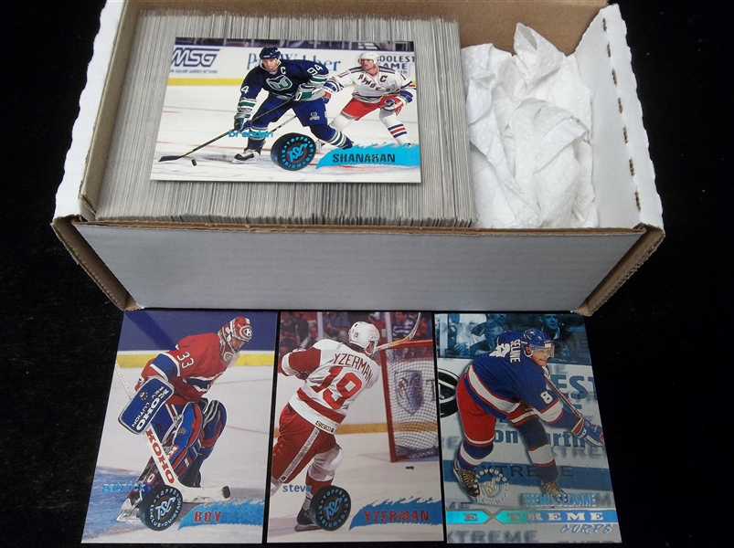 Lot Detail Stadium Club Hockey Near Complete Set Of Of