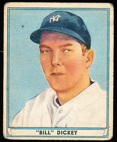 1941 Playball Baseball- #70 Bill Dickey, Yankees- Hi#