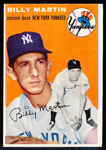1954 Topps Bb- #13 Billy Martin, Yankees