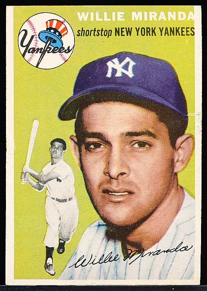 1954 Topps Bb- #56 Miranda, Yankees