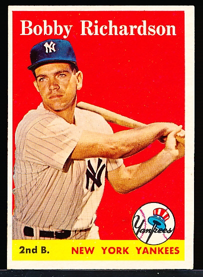 1958 Topps Bb- #101 Bobby Richardson, Yankees