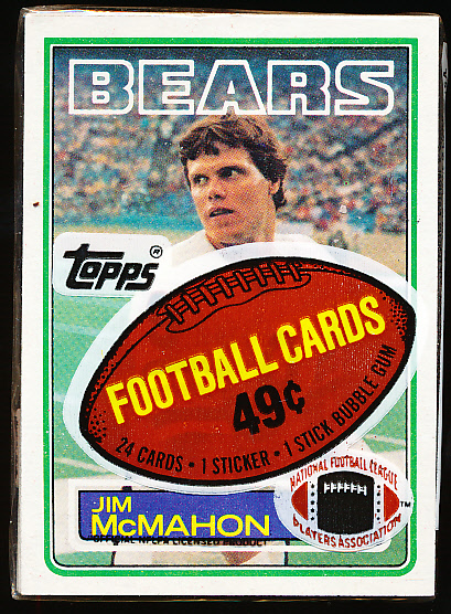 Lot Detail Topps Football Unopened Cello Pack With Jim