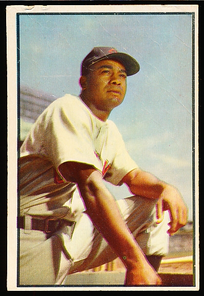 1953 Bowman Bb Color- #40 Larry Doby, Cleveland