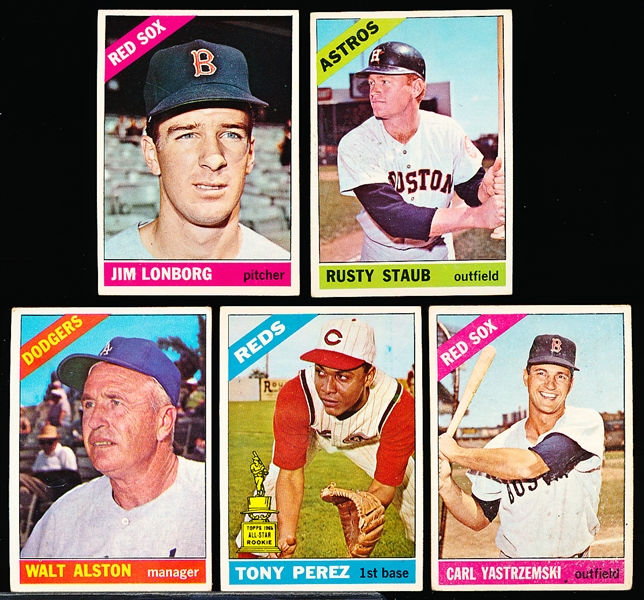 1966 Topps Baseball- 5 Diff