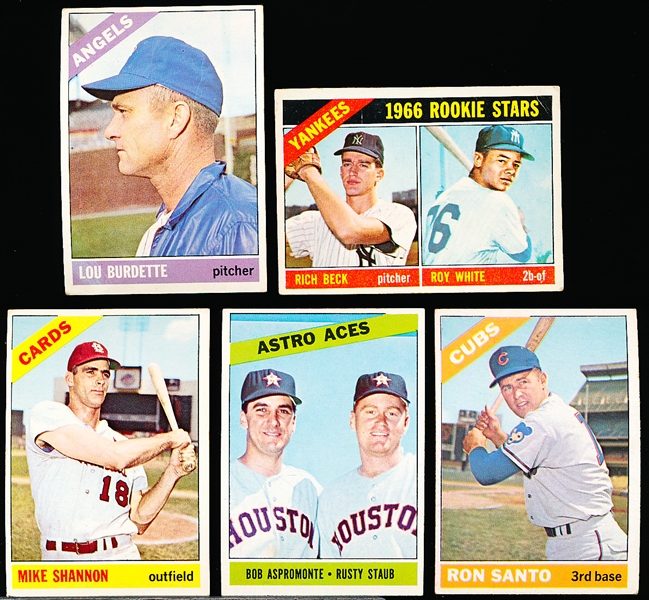 1966 Topps Bb- 5 Diff