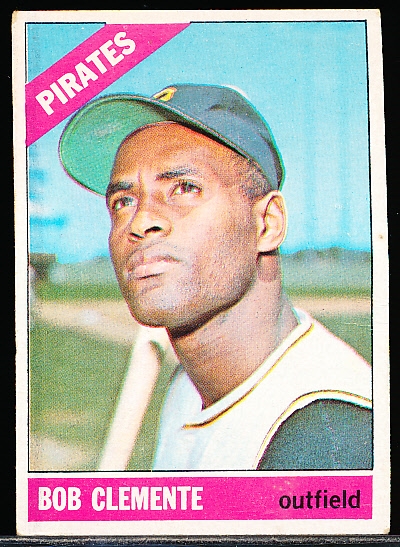 1966 Topps Baseball- #300 Bob Clemente, Pirates