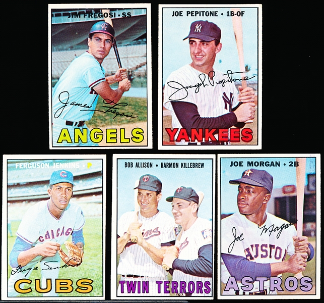 1967 Topps Baseball- 5 Diff