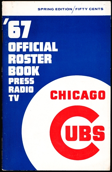 1967 Chicago Cubs Baseball Press/Media Guides- 2 Diff