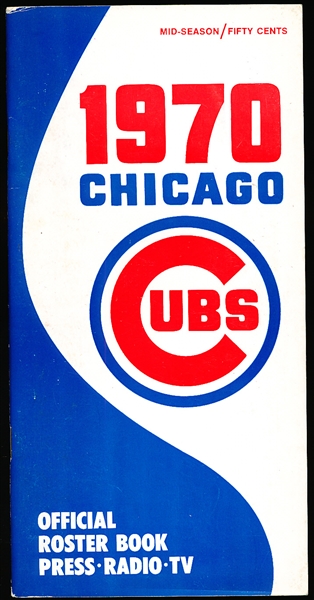 1970 Chicago Cubs Baseball Press/Media Guides- 2 Diff