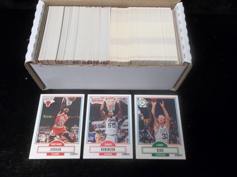 Lot Detail Fleer Basketball Complete Set Of